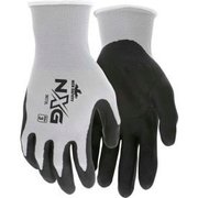 Mcr Safety MCR Safety 9673L Memphis Foam Nitrile Gloves, Large, 13 Gauge, Gray/Black, Dozen 9673L